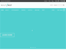 Tablet Screenshot of beautyfrizz.com